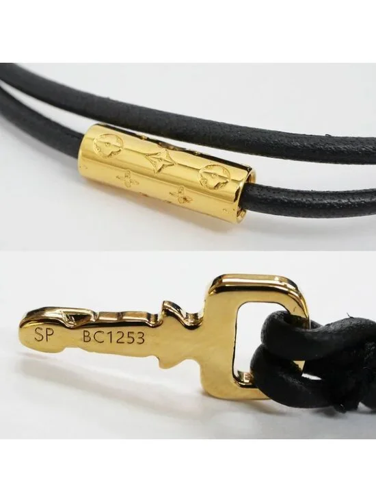 Louis Vuitton Bracelet Padlock M8217 F Gold Rhinestone Accessories - Picture 9 of 10